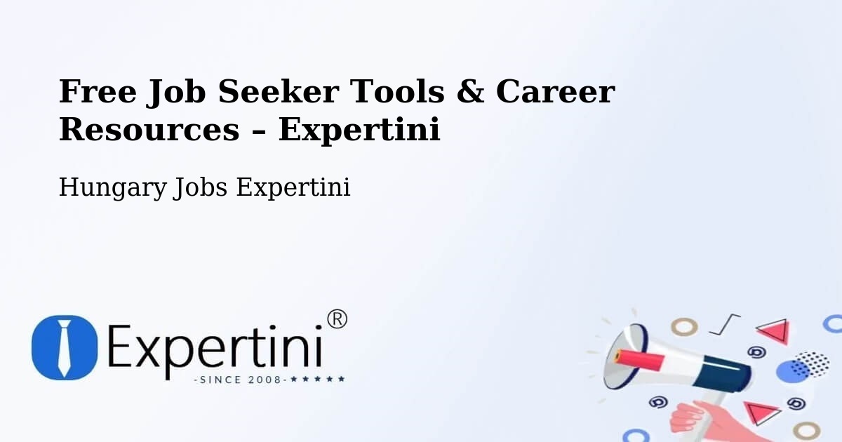 Free Job Seeker Tools & Career Resources – Bercel - Bercel, Hungary Jobs Expertini